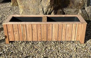 Vyvýšený záhon velký ROBUST II, modřín, 160x53x45