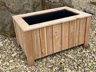 Vyvýšený záhon velký ROBUST II, modřín, 85x53x45