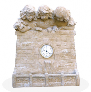 zahradní dekorace - Hodiny, výška 42cm, 22 kg