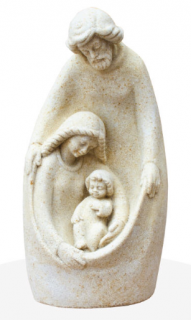 zahradní dekorace - Moderní betlém, výška 18 cm, 1,1 kg
