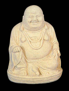 zahradní dekorace - zahradní socha, Budha sedící malý  -  1,6kg