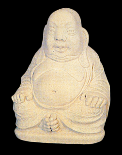zahradní dekorace - zahradní socha, Budha  sedící velký, 3kg