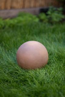 Zahradní keramika - koule, výška 40cm ODSTÍN-GLAZURA: 5. antracit-tmavě šedá-TS