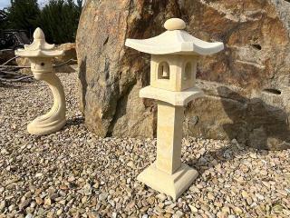 zahradní lampa - Japonská lampa, výška 88 cm, 36 kg