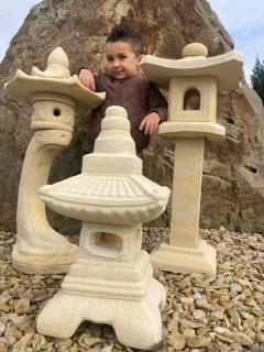 zahradní lampa - Japonská, výška 52 cm, 22 kg