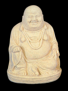 zahradní socha - Buddha sedící malý 1,6 kg, výška 12 cm