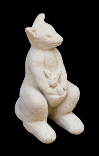 zahradní socha - Klokánek, výška 12 cm, 0,3 kg
