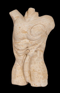 zahradní socha - moderní torzo mužské, výška 68 cm, 54 kg
