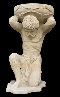 zahradní socha na zahradu - Atlas, výška 73 cm, 51 kg
