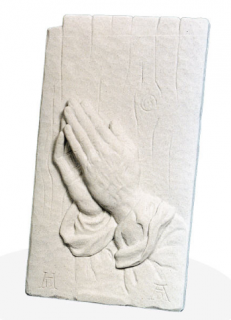 zahradní socha - Ruce - reliéf, výška 37 cm, 2,9 kg