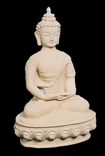 zahradní sochy - Asijský buddha, výška 28 cm, 2,5 kg