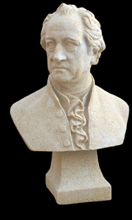 zahradní sochy - Goethe, výška 20 cm, 1,1 kg