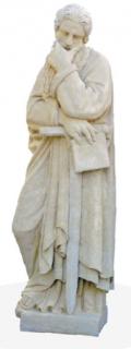 zahradní sochy na zahradu - Svatý Pavel (s mečem), výška 109 cm, 108 kg