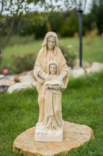 zahradní sochy, socha Madona s dítětem, 15kg