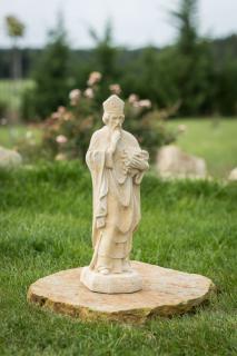 zahradní sochy, socha Svatý Urban s hroznem, 4,5 kg