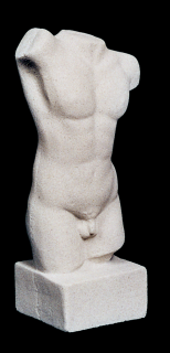 zahradní sochy - Torzo mužské, výška 25 cm, 1,7 kg