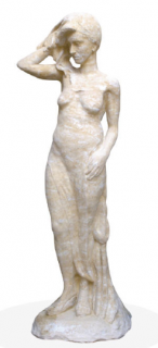 zahradní sochy - Velká dívka, výška 185 cm, 186 kg