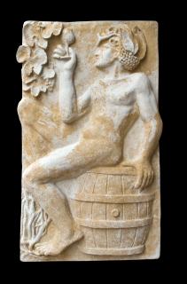 zahradní sochy - zahradní dekorace, Vinař-reliéf hranatý 47 kg T