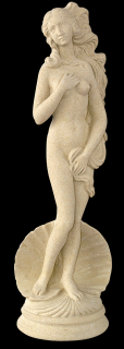 zahradní sochy - zahradní dekorace, Zrození Venuše IV.  6,5kg  J