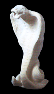 zahradní sošky - Kobra II, výška 25 cm, 1,3 kg