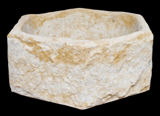 zahradní truhlík - Koryto VI, průměr 60 cm, 51 kg