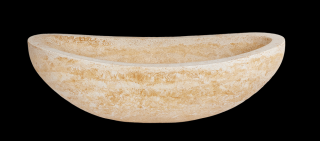 zahradní truhlík - Oválný květináč  malý, délka 68,5cm, šířka 33cm, 14,5kg
