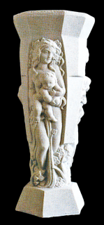 zahradní vázy - Váza na řez. květiny, výška 26 cm, 2 kg