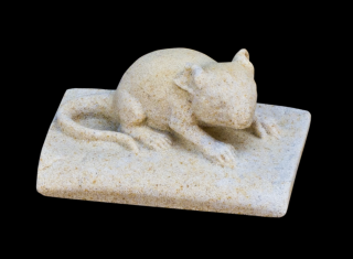 zahradní zvířátka - Myška, výška 3 cm, 0,2 kg