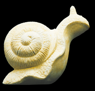 zvířata na zahradu - Šnek malý, výška 14 cm, 1,6 kg
