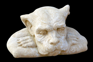zvířata na zahradu - Zlý soused malý, výška 13 cm, 5 kg