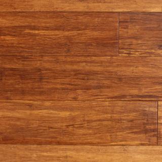 Dřevěná podlaha z lisovaných bambusových vláken TBIN001, Click&Lock systém, tmavá