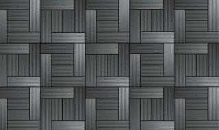 WPC podlahové dlaždice 30x30 cm, černá, GST202