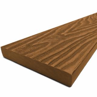 Dřevoplast WPC Premium rovná 85x13, teak 1000 mm