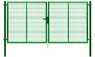 Ideal brána Pilofor š. 4118 x v. dle výběru, se zámkem, Zn 1545 mm