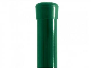 Sloupek Ideal Zn+PVC 48x1,5xrůzné délky, čepička,  zelený 1500 mm