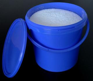 Sůl mořská - hrubá - 7kg v zásobním kbelíku - modrý 6,2l