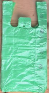 Tašky mikroten - zelené 4kg/ 50ks/8 mikronů