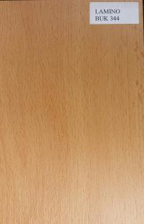 Protipožární dveře - dřevěné plné - EI / EW 30 DP3 - 800X1970 - LAMINO Barva: buk  č.344, materiál: lamino, strana: levá