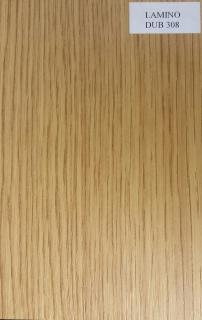Protipožární dveře - dřevěné plné - EI / EW 30 DP3 - 800X1970 - LAMINO Barva: dub č.308, materiál: lamino, strana: levá