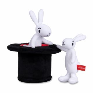 Bob 17 cm a Bobek 15 cm v klobouku, prstoví maňásci, 3dílná sada