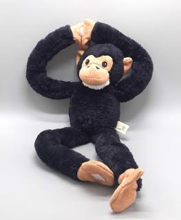 Plyšová opice šimpanz 55 cm - závěsné ruce - plyšové hračky