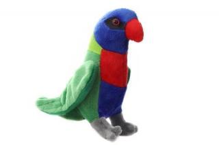 Plyšový papoušek Lori 18 cm - plyšové hračky