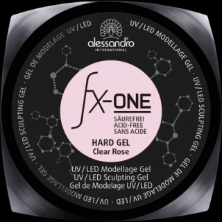 FX ONE hard gel clear rose velikost balení: 15 g