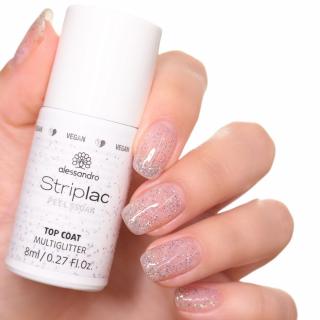 STRIPLAC Peel or Soak TOP COAT MULTIGLITTER 8 ml