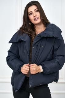 Dámská bunda Zimní styl, modrá Vyberte velikost: XXL