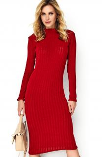 Dámské šaty Upleteno červené Vyberte velikost: Univerzální