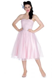 Dámské společenské šaty Tamara růžové Vyberte velikost: L