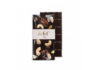 64% Hořká čokoláda „JANKOVA pečeť“, 95g, Čokoládovna Janek