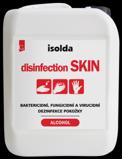 Dezinfekce na ruce bezoplachová (gel), Isolda SKIN 5L Objem: 5 l
