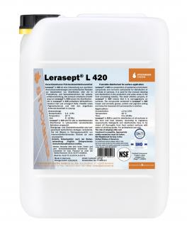 Lerasept L420, dezinfekční čistič nejen pro potravinářství Objem: 10 kg